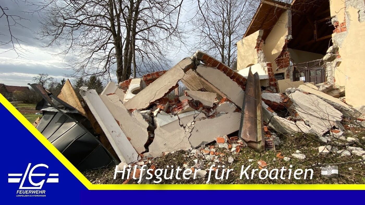 Hilfskonvoi in das Erdbebengebiet nach Kroatien | Teil 3 | Feuerwehr Leinfelden-Echterdingen